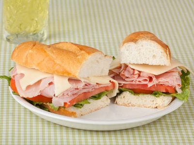 ham-and-cheese-sandwich ham and swiss cheese sandwich